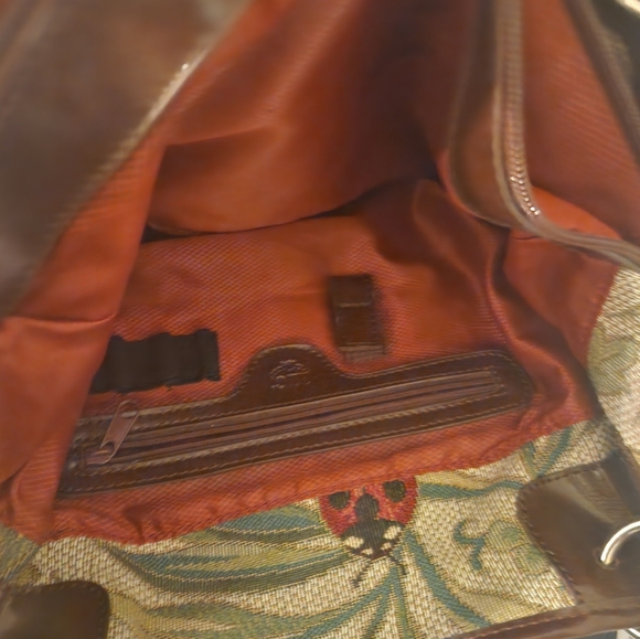 Vintage Ladybug 1990 purse. Leather Trim. Magnetic Closure. - Picture 4 of 5